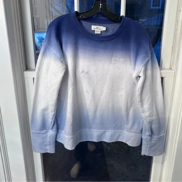 Vineyard Vines Women’s Ombré Blue Sweatshirt Size Small - Picture 8 of 8
